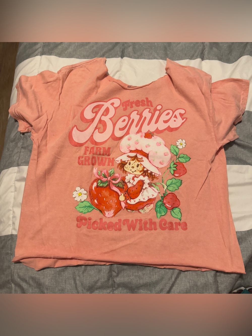 Coral  'Fresh Berries' Graphic Tee